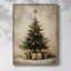 «Christmas Holiday Art», série 2-CX III, reproduction encadrée - bois massif-714334983