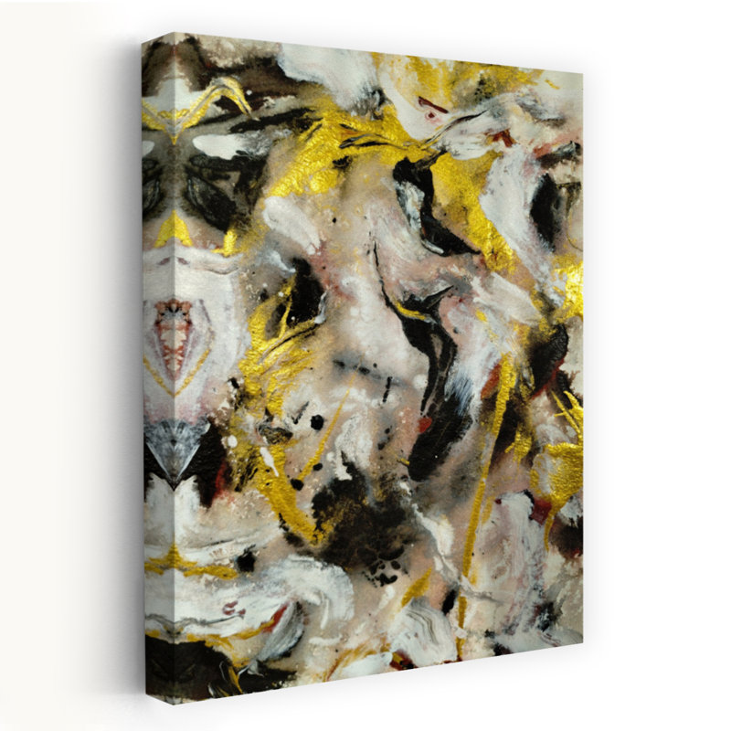 Art contemporain contemporain abstrait, H 48 po x l 32 po
