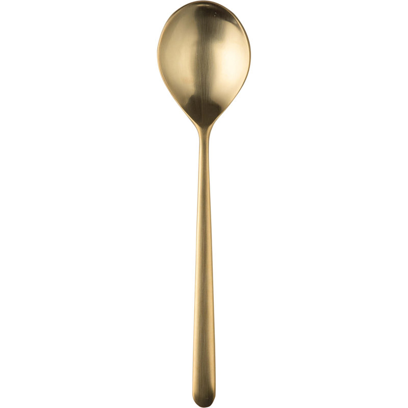 Linea Stainless Steel Dinner Spoon, Ice oro