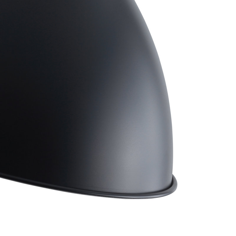 1 - Light Black Dome Pendant