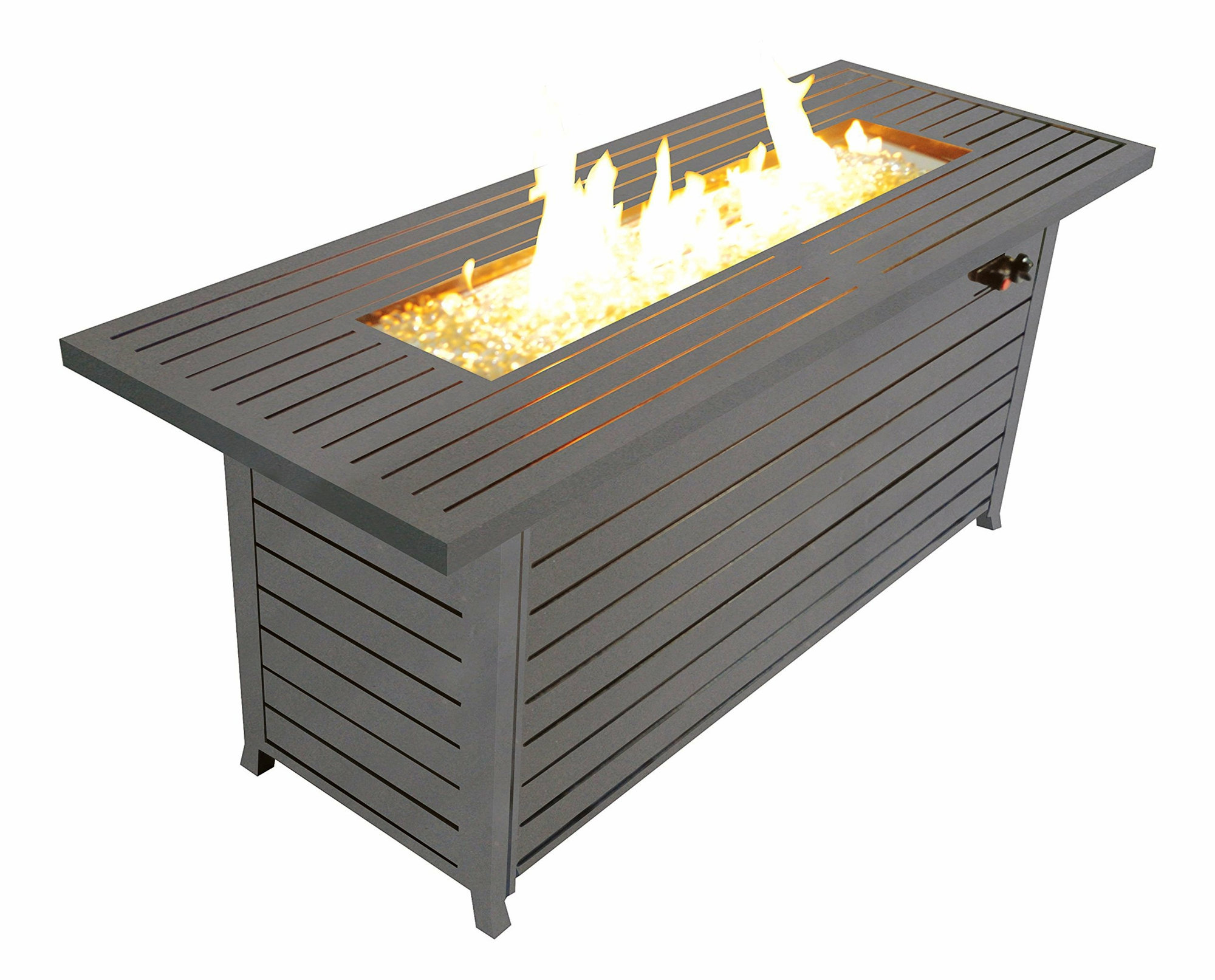 Arlmont & Co. Rosilind 24'' H x 56.7'' W Steel Propane Outdoor Fire Pit ...