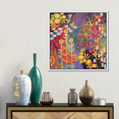 Bluesy 1 Piece Wall Art on Canvas