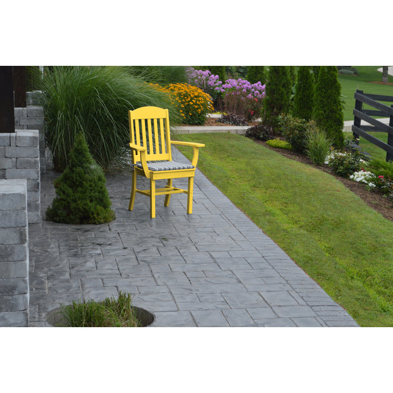 Chaise de patio Nettie, Jaune citron