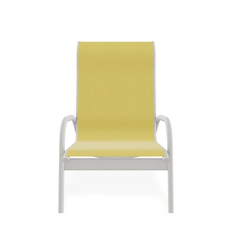 Gardenella Patio Chair, Yellow, Snow