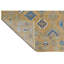 Hand Knotted Wool Area Rug in Gold