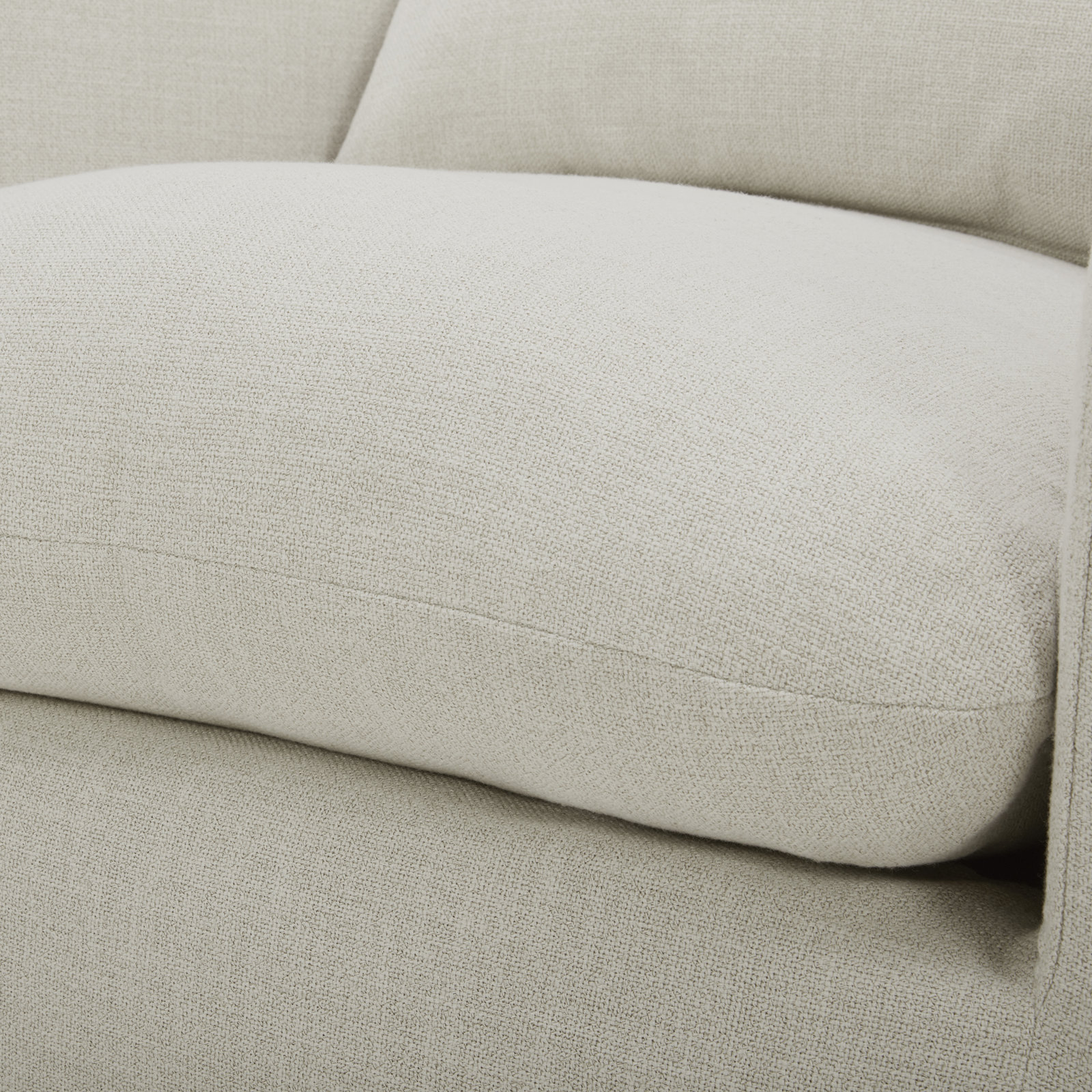 Menta Upholstered Swivel Barrel Chair, Effie Linen Performance Linen