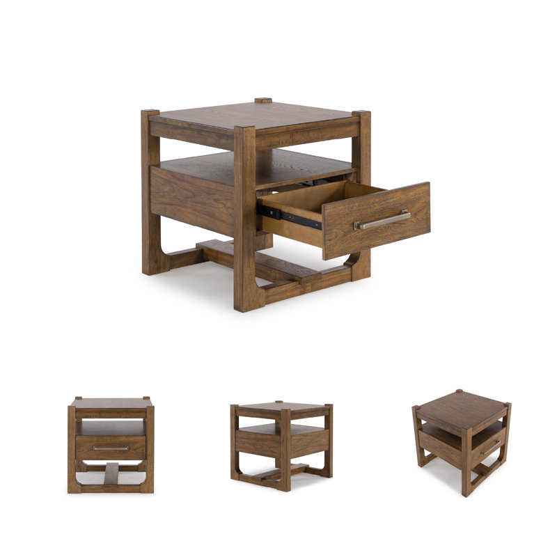 Geovoni End Table with Storage