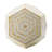 Hexagonal Capes Capiz Stool