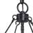 Phifer 4- Light Modern Black Drum Pendant Lighting