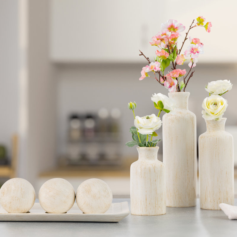Rustic Luxe 3 Piece Vases