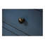Console avec buffet et tablette inférieure, armoire de rangement en bois / verre de style campagnard (bleu marine antique)-1183674449