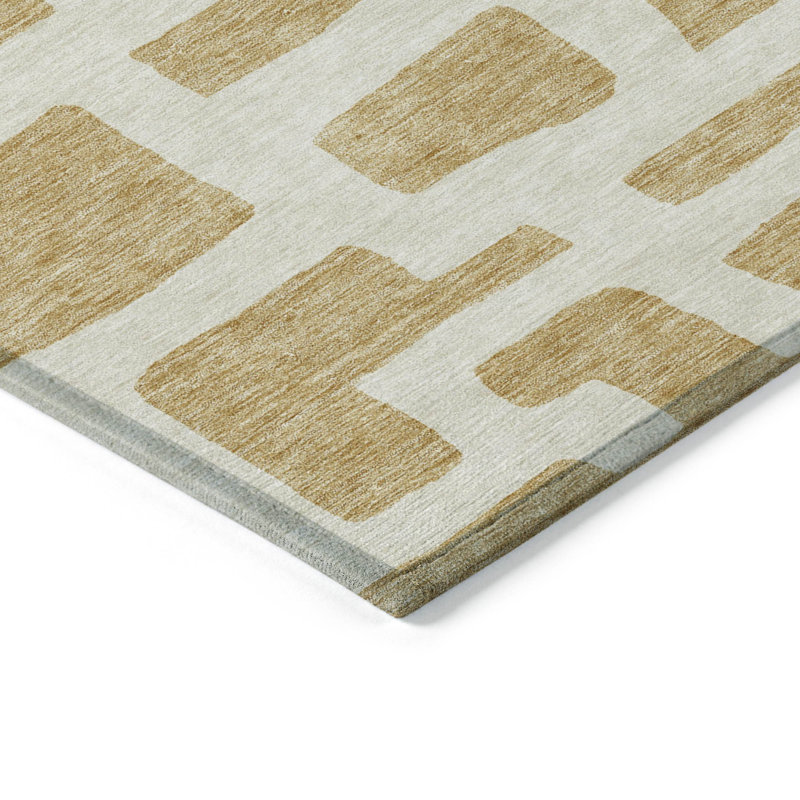 Chaffinch Abstract Indoor Rug, Runner 2'3" x 7'6"