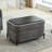 30.3" W Chenille Upholstered Storage Bench Large Ottoman For Living Room, Entryway, Hallway-204684656