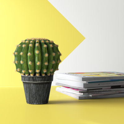 Cactus artificiel en pot 4,75 po