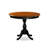 5 Piece Kitchen Table & Chairs Set Includes a Round Dining Room Table with Pedestal and 4 Dining Chairs, Linen White-1873763464-1800306453-1805913399