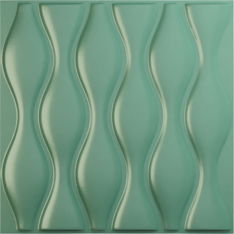 Panneau mural 3D décoratif Ariel EnduraWall, Vert