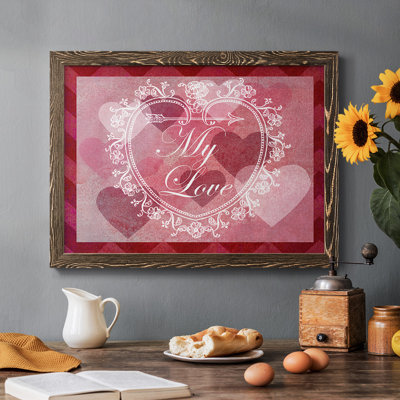 DIY Love Collection A, peinture sur toile encadrée