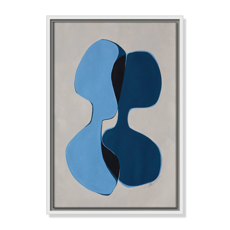 In Unity I by Filippo Ioco For Casa Fine Arts, White Framed, 19.5" H x 13.5" W x 2" D