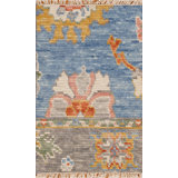 Cascade Hand Knotted Wool Area Rug