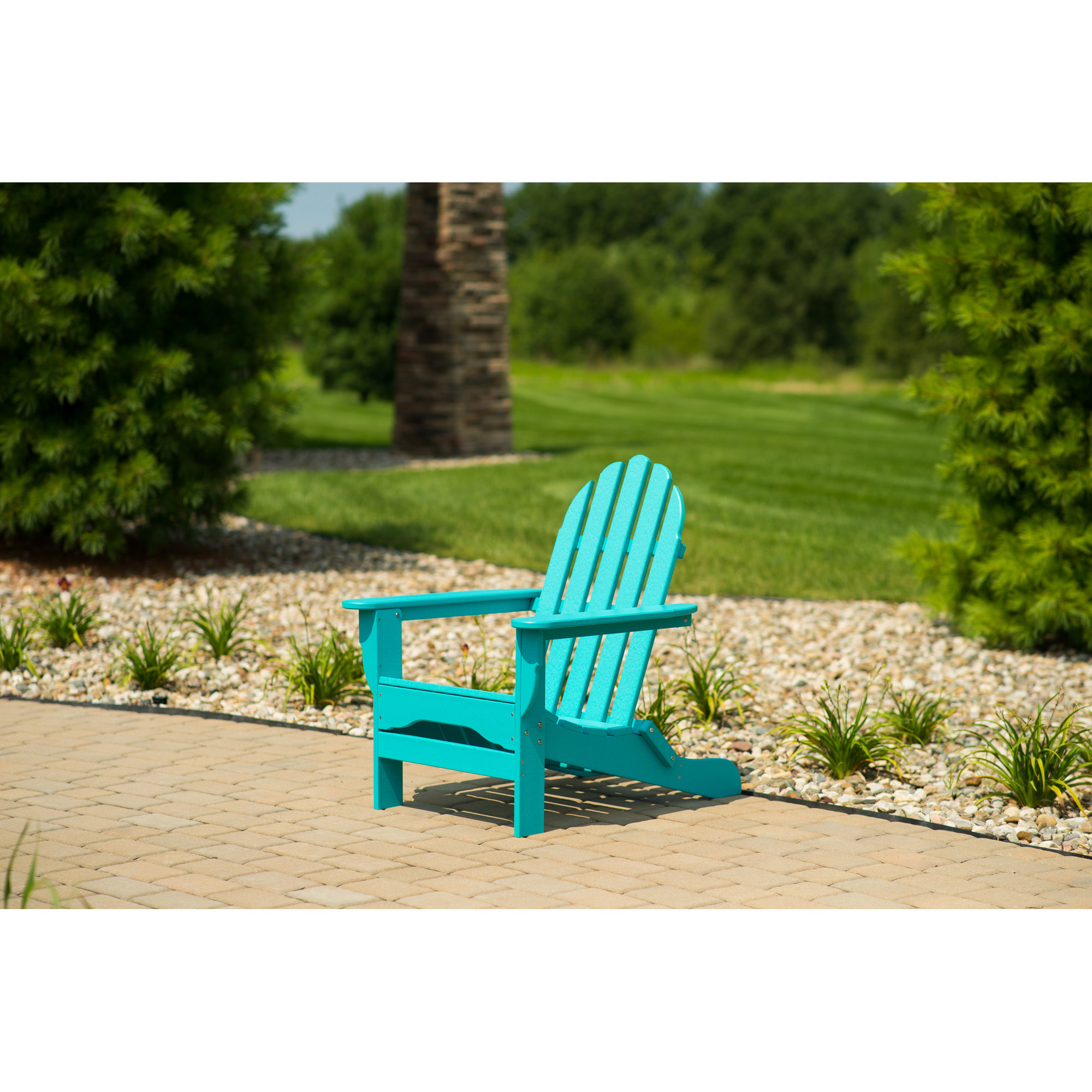Leighton Outdoor Adirondack Chair, Aruba