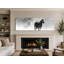 Wild Horses in Dust - Art mural sur toile panoramique-129916822
