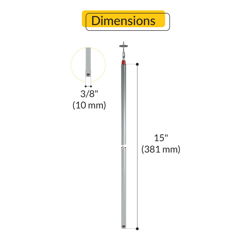  Tilt Tube Balance 15 "Tube Red Bearing Red