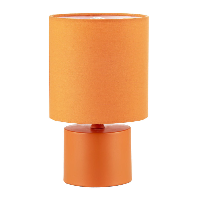Ceramic Table Lamp, Orange, Orange