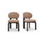 Sami Dining Chair Brown Set Of Two-133552626