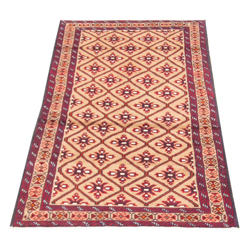 Tapis unique en laine nouée à la main nouvel âge 3 pi 5 po x 6 pi 3 po Callem