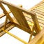 Chaise longue d'extérieur à dossier réglable en bois d'acacia-131969009