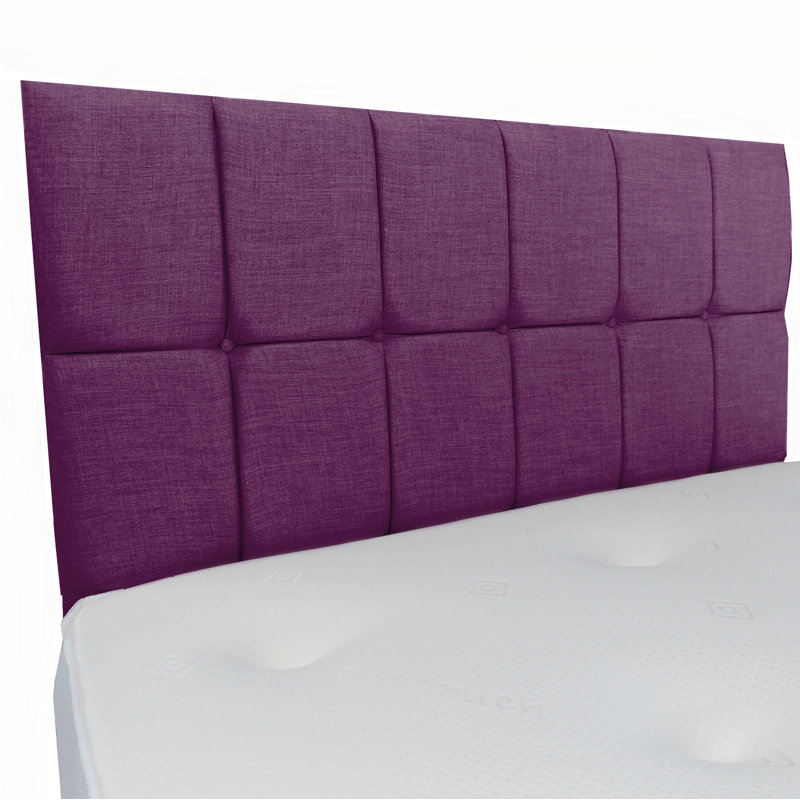 Gentner Upholstered Headboard, Plum, Small Single (2'6)