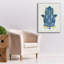  «Hamsa 2 Collage» par Courtney Prahl, art mural sur toile, 26 po x 34 po