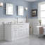 60" Palace Collection Quartz Carrara Cashmere Grey Bathroom Vanity Set With Hardware And F2-0009 Faucets in Chrome Finish-211286529-211286542