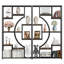Bibliothèque géométrique H 70,8 "x l 39,4" (ensemble de 2)-1456345554