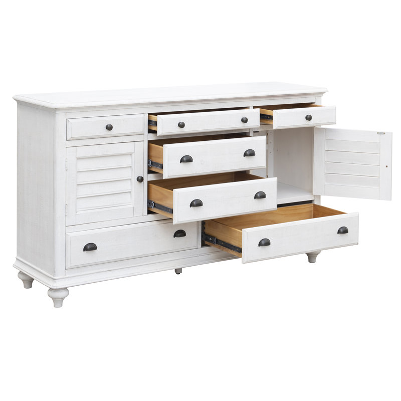 Commode 2 portes / 7 tiroirs Abukhdeir Brockton