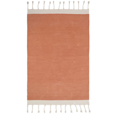 Kingdom Solid Colour Hand Woven 100cm X 150cm Area Rug