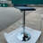 Swivel Upholstered Adjustable Height Counter Stool with Metal Frame-460268995