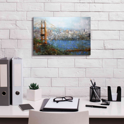 «Golden Gate Vista» par Mark Lague, art mural sur toile