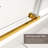 60 in. W X 74 in. H Soft Close Single Sliding Frameless Shower Door with 5/16 in. (8mm) Clear Tempered Glass-108572036