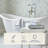 Scallop Piping 6 Piece Towel Set - 100% Zero-Twist Cotton, 620 GSM - Bath Towels, Hand Towels & Washcloths-1197470609-1197470620