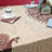 Grigsby Block Print Peacock Paisley Cotton Tablecloth-61247376