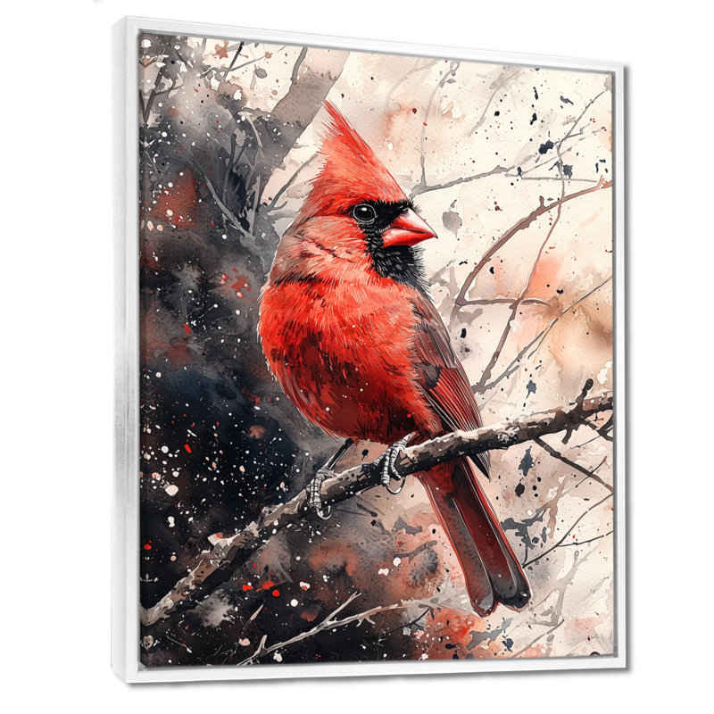 Krupp - Animals Wall Art Prints, Impression encadrée flottante, H 32 po x l 16 po, Blanc