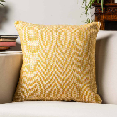 Yellow Throw Cushion