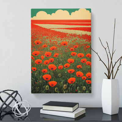 Mogensen Poppy Field Vol.2 - Wrapped Canvas