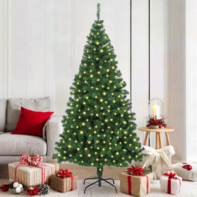 5.91' H Lighted Artificial Christmas Tree