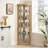 Modern Lighted Glass Curio Display Cabinet With Storage-1952405329