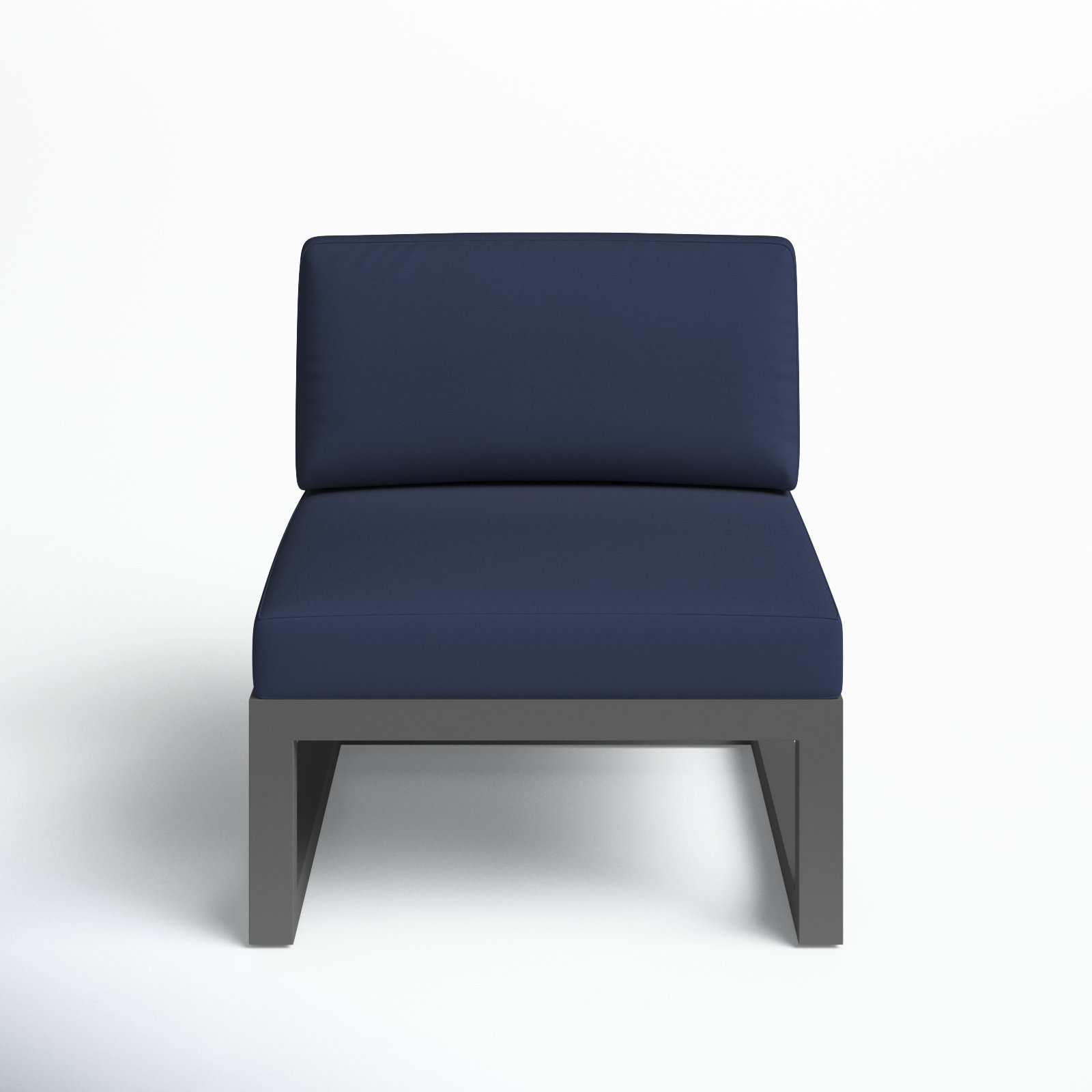 Smith Sunbrella® Patio Lounge Chair, Spectrum Indigo, Slate