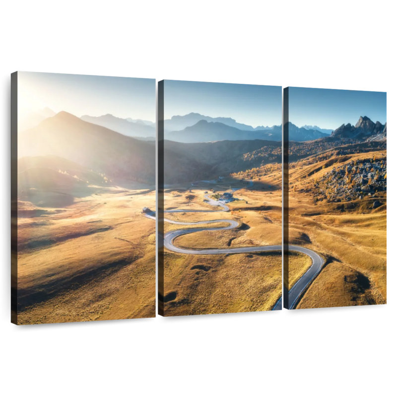 Winding Valley Road, 28" H x 45" W