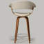 26'' Swivel  Upholstered Counter Stool-1396800050