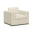 Fauteuil rembourré de 42,12 po de large Icare